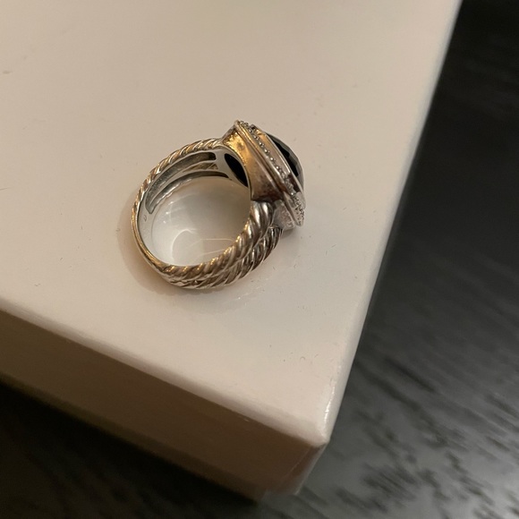 David Yurman Black Onyx Albion Ring - Picture 5 of 7